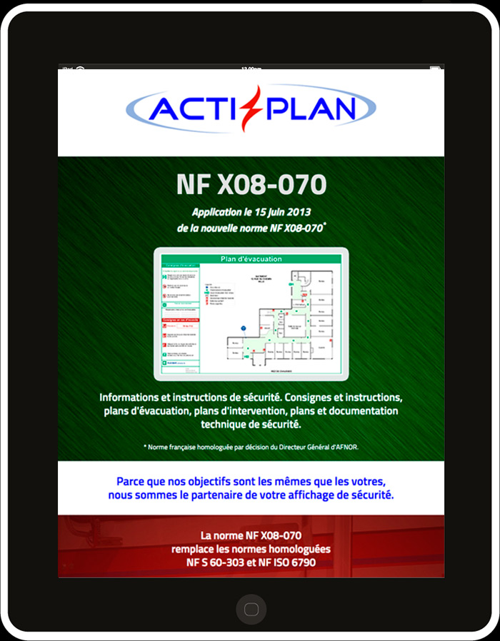 Nf X08 070 Norme Francaise Afnor Actiplan Tablette