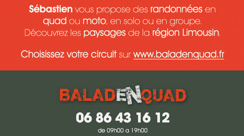 Carte De Visite Baladenquad Verso