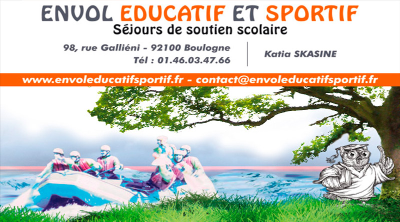 Carte De Visite Envol Educatif Et Sportif Zoom