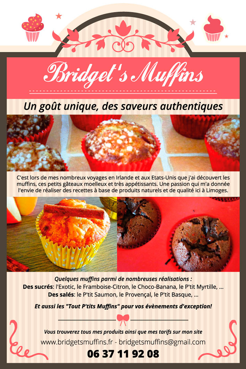Flyer Bridgets Muffins Verso