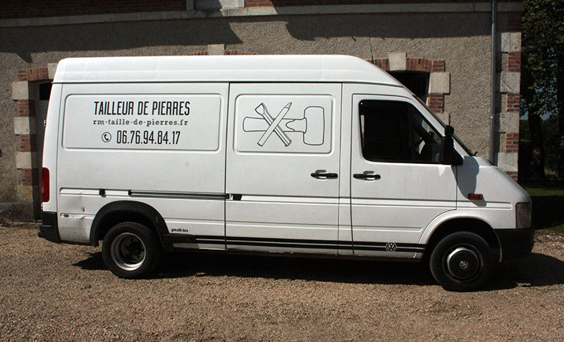 Publicite Vehicule Rm Taille De Pierres Cote