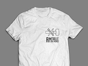 T-shirt : R.M Taille de pierres