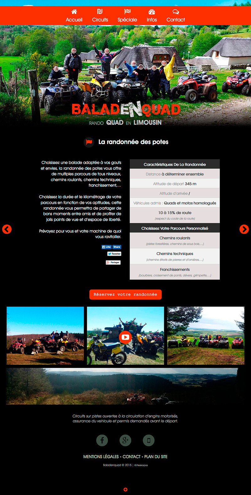 Site Internet Baladenquad Page Randonnee Des Potes