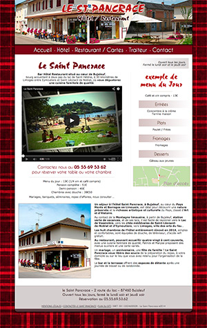 Site internet : Le Saint Pancrace