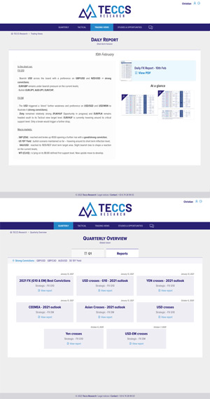 Site internet : Teccs Research